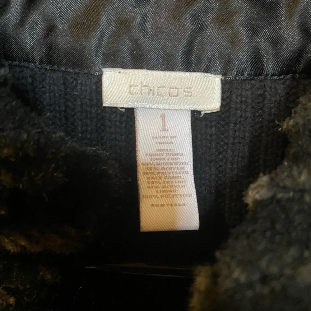 Chico’s Faux Fur Sweater Vest
